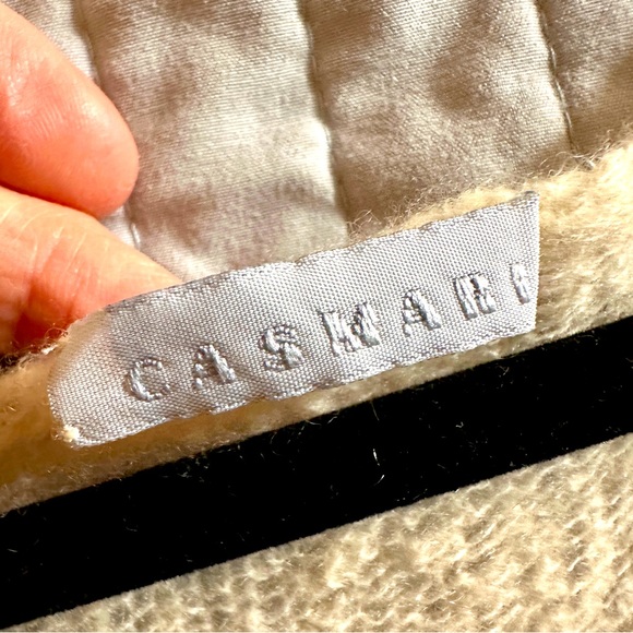 Vintage Casmari 💯 Cashmere Boho Wrap Cardigan / Sweater Size S EUC - Picture 2 of 6